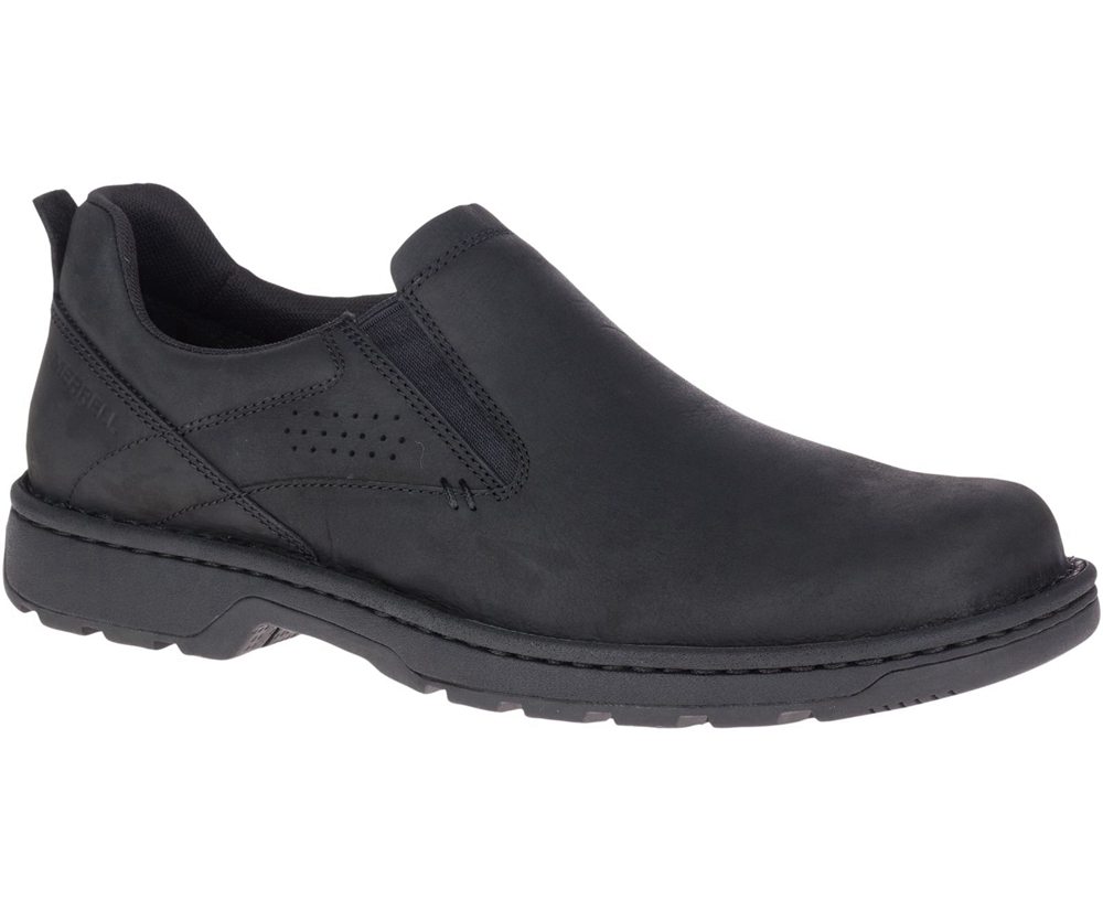 Merrell Slip Ons Black - World Legend 2 Moc Wide Width - Mens 75QMRPYZF
